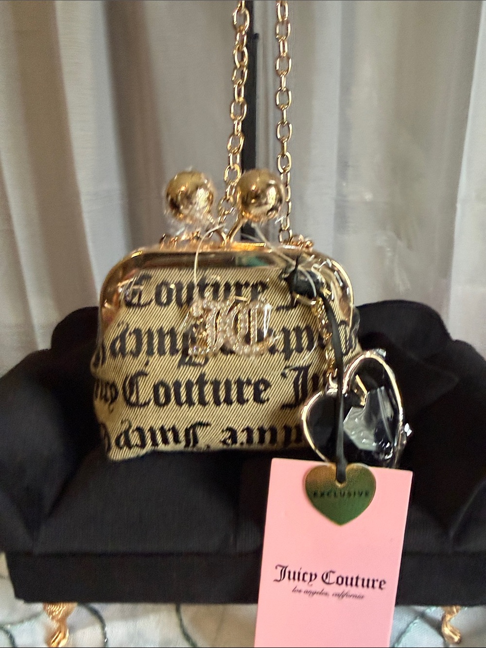 Juicy Couture Kiss-Lock Mini Shoulder Bag